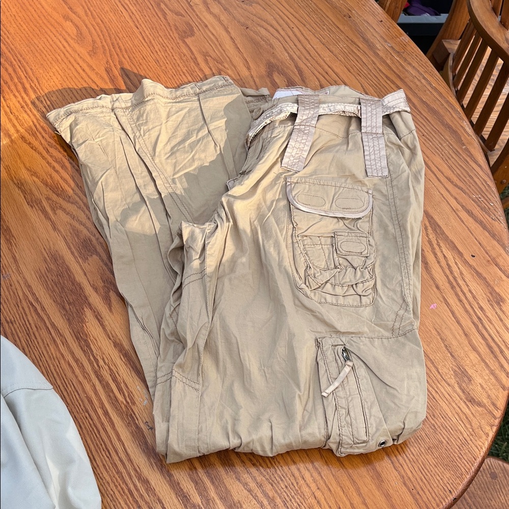Abercrombie & Fitch Beige Cargo Pants